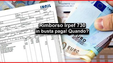 Rimborso Irpef 730 in busta paga: Quando arrivano i soldi?