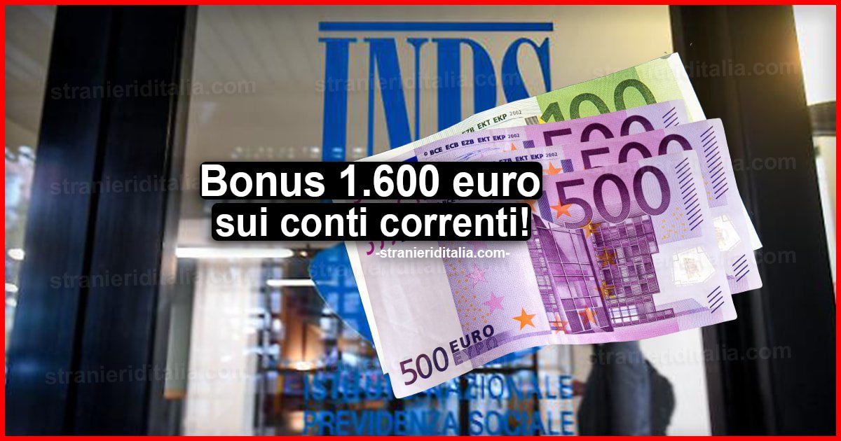 Bonus 1.600 euro sui conti correnti: in arrivo il sussidio