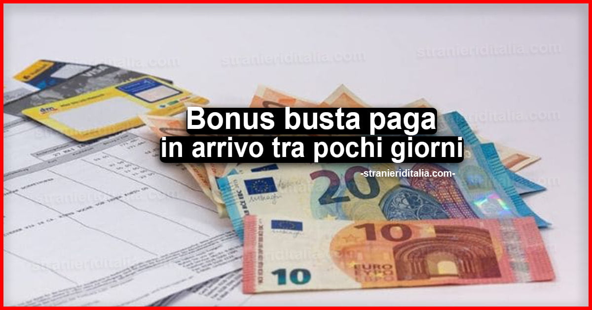 Bonus 2000 euro in busta paga: chi lo prevede?