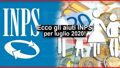 Bonus e sussidi famigliari: ecco gli aiuti INPS per luglio 2020