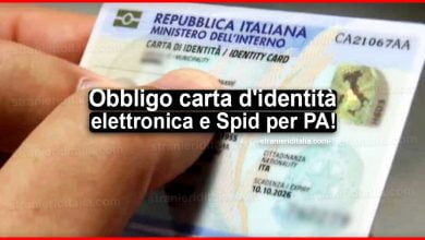 Obbligo carta d'identità elettronica e Spid per PA: Da marzo 2021