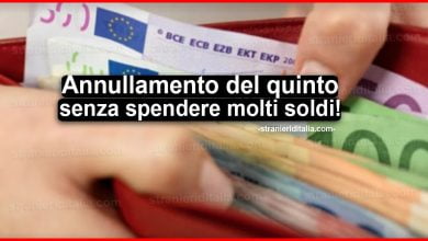 Annullamento del quinto: come fare senza troppi soldi
