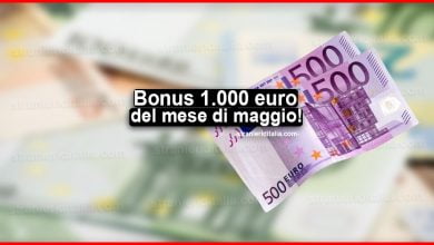 Bonus 1.000 euro del mese di maggio: come richiederlo e a chi spetta