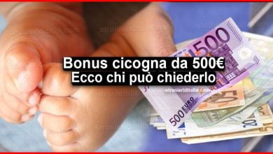 Bonus cicogna 2020 da 500 euro: chi può chiederlo