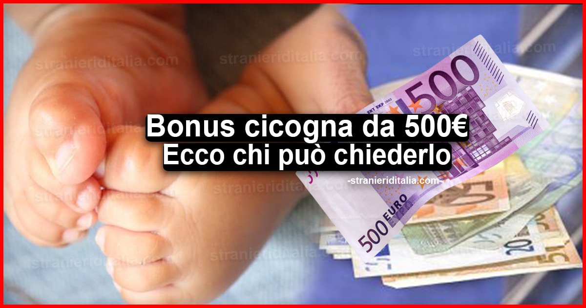 Bonus cicogna 2020 da 500 euro: chi può chiederlo