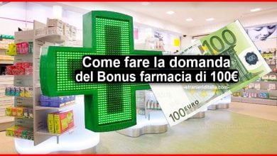 Bonus farmacia di 100 euro: Come fare domanda