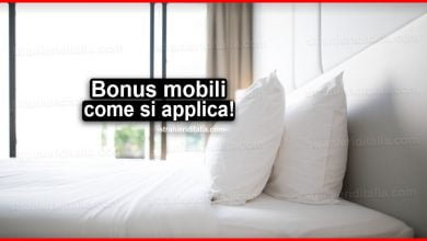 Bonus mobili 2020, come si applica? Le istruzioni