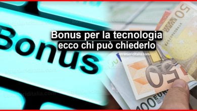 Bonus per la tecnologia in arrivo: chi può chiederlo?