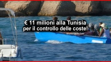 Caso Migranti: € 11 milioni alla Tunisia per il controllo delle coste