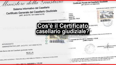Certificato casellario giudiziale: Di che che cosa si tratta