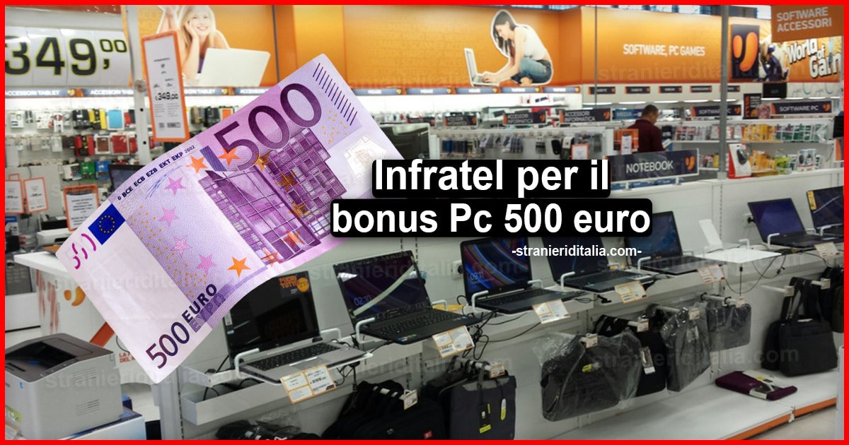 Infratel per il bonus Pc 500 euro: ecco la data ler fare la domanda