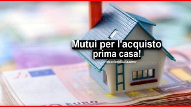 Mutui per l'acquisto prima casa: tasse basse per l’italia