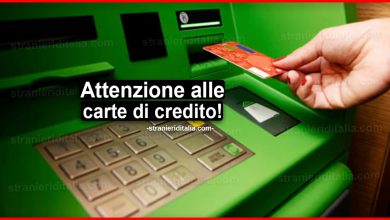 Non prelevare con la carta: attenzione alle carte di credito
