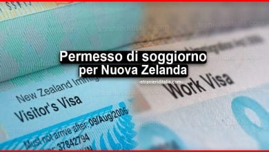 Permesso di soggiorno vacanza-lavoro per Nuova Zelanda
