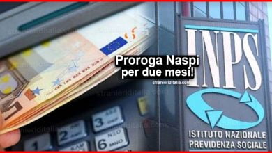 Proroga Naspi per due mesi: chi spetta ad agosto la proroga