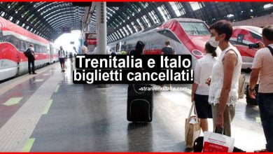 Trenitalia e Italo 50% dei posti: ripristino delle misure e biglietti cancellati