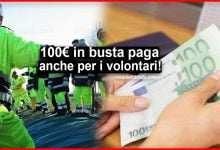 100 euro in busta paga anche per i volontari! Le novità