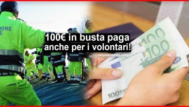 100 euro in busta paga anche per i volontari! Le novità