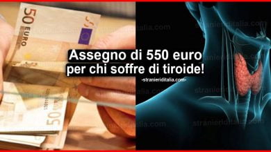 Assegno mensile di 550 euro per chi soffre di tiroide: Come richiederlo