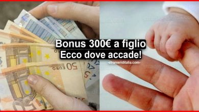 Bonus 300 euro a figlio, ecco per chi