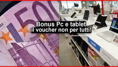 Bonus Pc e tablet Infratel: il voucher non per tutti