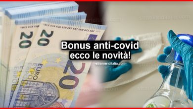 Bonus anti-covid 2020: finisce la stagione delle indennitá