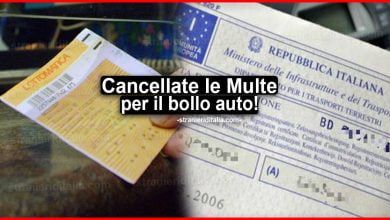 Cancellate le Multe per il bollo auto: ecco per chi vale l’annullamento
