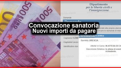 Convocazione sanatoria: i codici dei contributi da pagare prima della convocazione