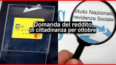Domanda del reddito di cittadinanza: ecco il rinnovo per ottobre