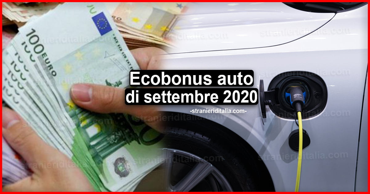 Ecobonus auto di settembre 2020: ecco le prenotazioni