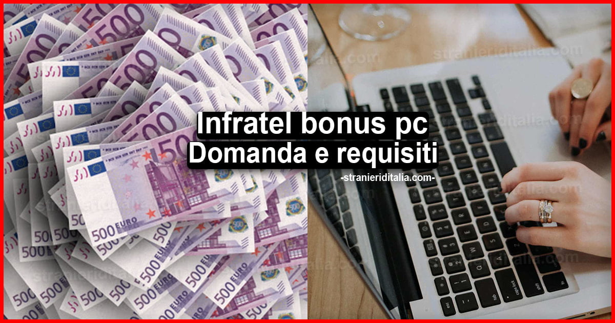Infratel bonus pc Domanda e requisiti www.infratelitalia.it