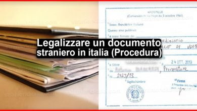 Legalizzare un documento straniero in italia (Procedura