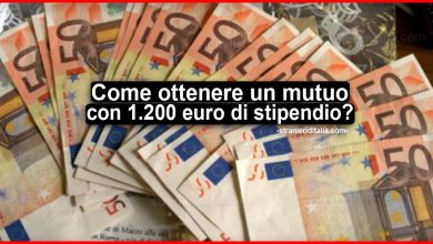 Mutuo con 1.200 euro di stipendio: come poterlo ottenere