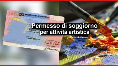Permesso di soggiorno per attività artistica 2020: Quando viene concesso