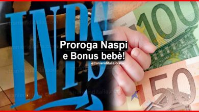 Proroga Naspi e Bonus bebè: novità sul pagamento dell’Inps