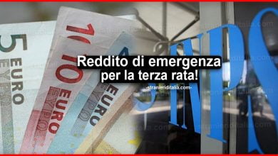 Reddito di emergenza per la terza rata: ecco la prima comunicazione dell’Inps