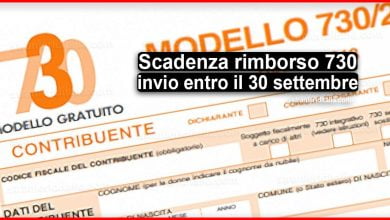 Scadenza rimborso 730: gli ultimi giorni per fare la richiesta