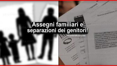 Assegni familiari e separazioni dei genitori: chi deve percepirli