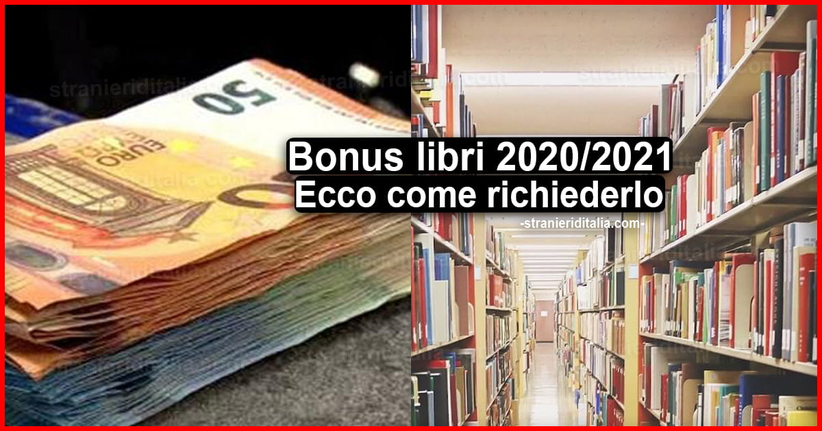 Bonus libri 2020/2021 come richiederlo