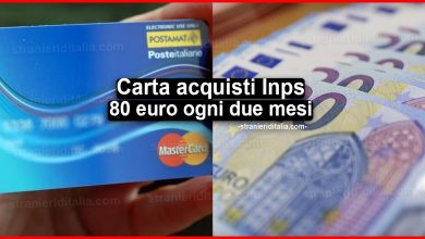 Carta acquisti Inps: ecco ai pagamenti e la domanda
