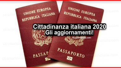 Cittadinanza italiana 2020: Gli aggiornamenti