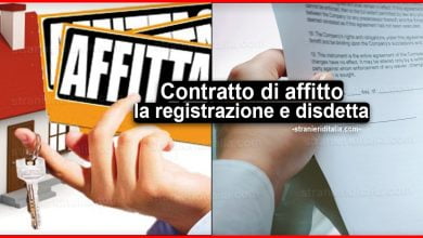 Contratto di affitto: come fare la registrazione e disdetta