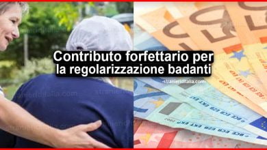 Contributo forfettario per la regolarizzazione badanti, colf e braccianti