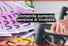 Domanda Aumento pensione invalidità