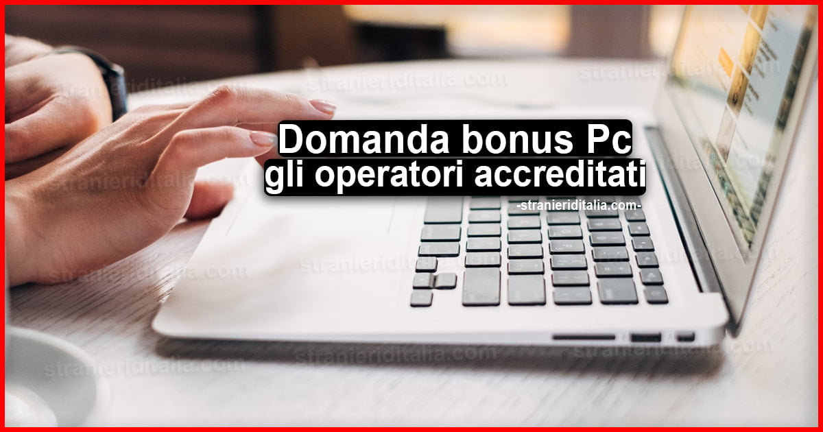 Domanda bonus Pc Infratel: manuale operativo e accredito operatori
