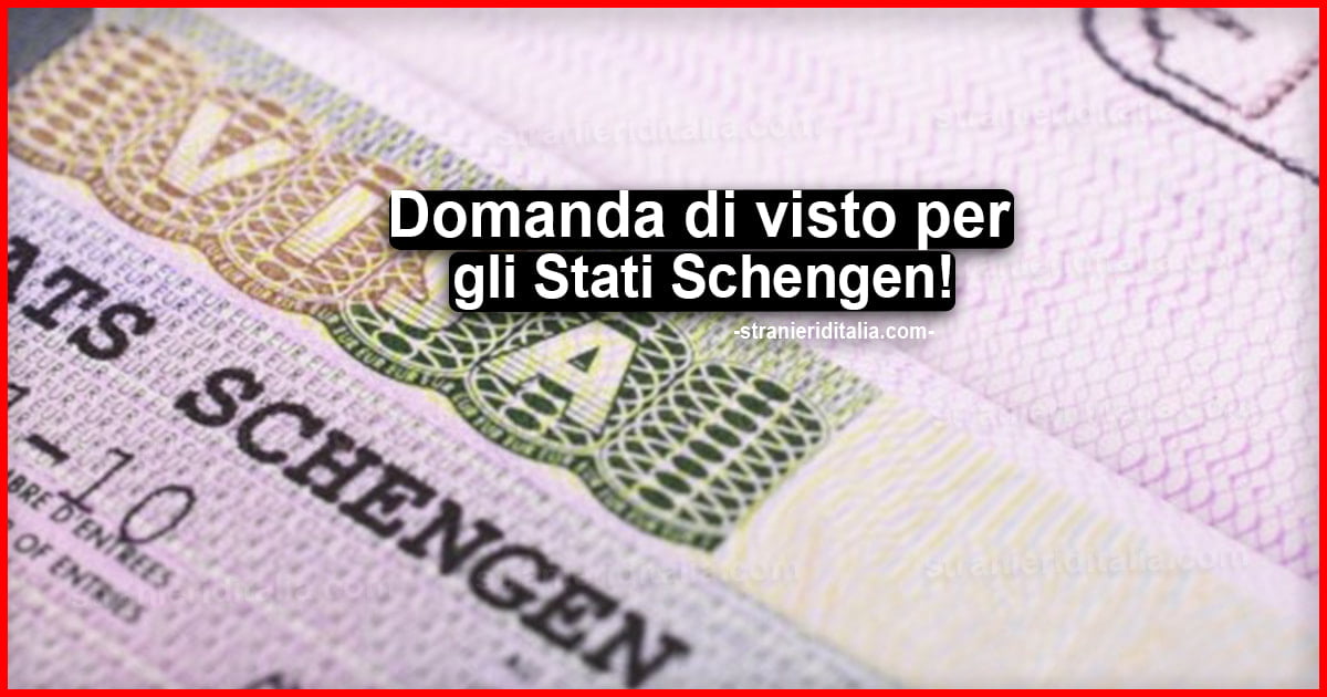 Domanda di visto per gli Stati Schengen: Dati & modulistica