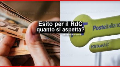 Esito per il RdC: quanto occorre per riceverlo? Stranieri d’italia