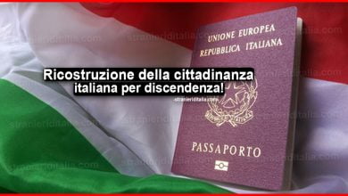 Ricostruzione della cittadinanza italiana per discendenza: Procedimento
