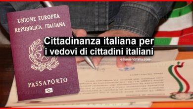 ittadinanza italiana per i vedovi di cittadini italiani: Cosa stabilisce la legge italiana
