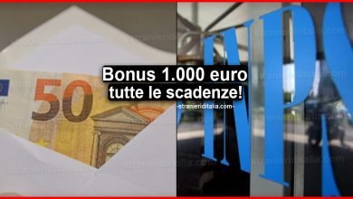 Bonus 1.000 euro: dal 13 novembre tutte le scadenze da ricordare